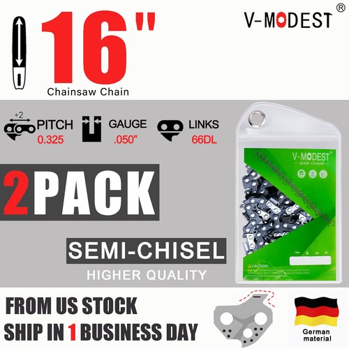 2pack chainsaw chain 325 - 16", .325"