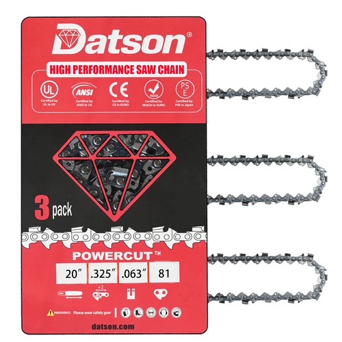 3pcs chainsaw chain blade - 20'',