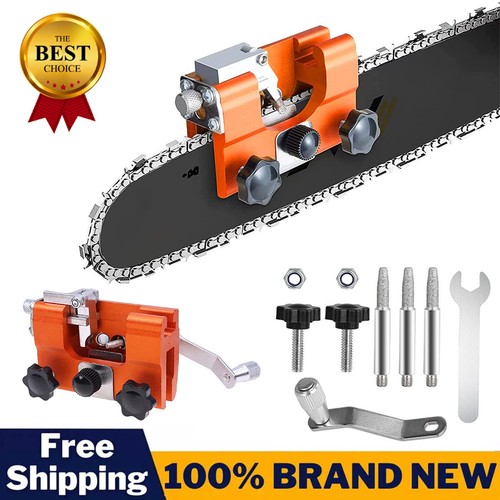 Chainsaw chain sharpening - sharpening, jig