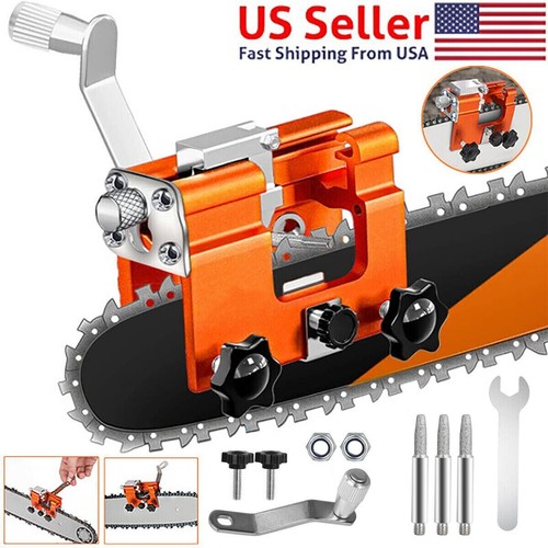 Chainsaw chain sharpening jig - chainsaw,