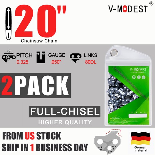 2pack chainsaw chain blade - 2pack, 20"