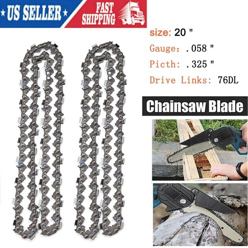 2pack inch chainsaw chain - 20,