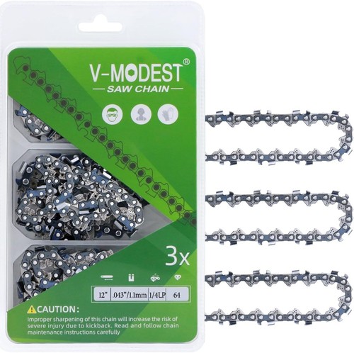 3pack inch chainsaw chain - 12,